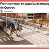 Front commun en appui au tramway de Québec (ICI Québec, 11.10.2023)
