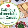 Politique alimentaire pour le Canada (2019)