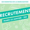 23 janvier 2024 | Atelier sur le Recrutement : recruter des membres et les garder mobilisés