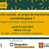 2024-05-23 - L’économie sociale, un projet de transformation socioécologique ?