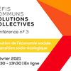 [SÉRIE DE CONFÉRENCES] Défis communs, Solutions collectives: transition socioécologique et économie sociale