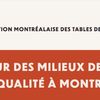 Plateforme électorale 2022 de la Coalition montréalaise des tables de quartier