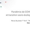 2e revue de presse sur le lien entre COVID-19 et la transition