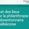 Nouveau livre : État des lieux sur la philanthropie subventionnaire québécoise